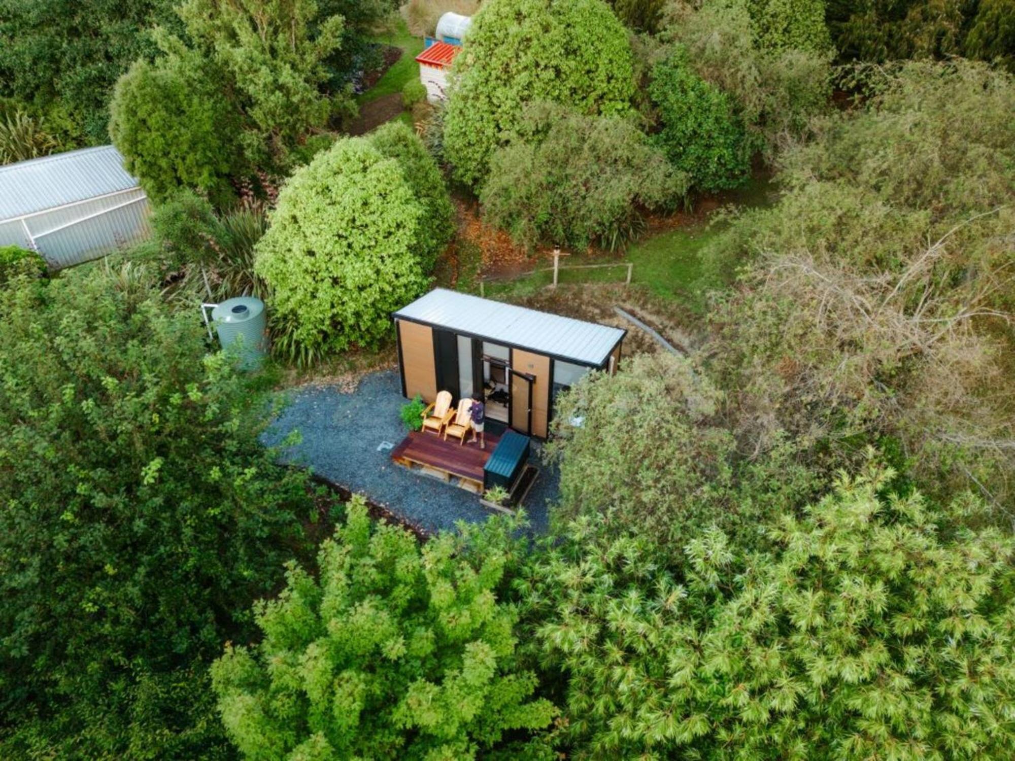 Villa Tranquility Tiny House By Tiny Away Owaka Exterior foto