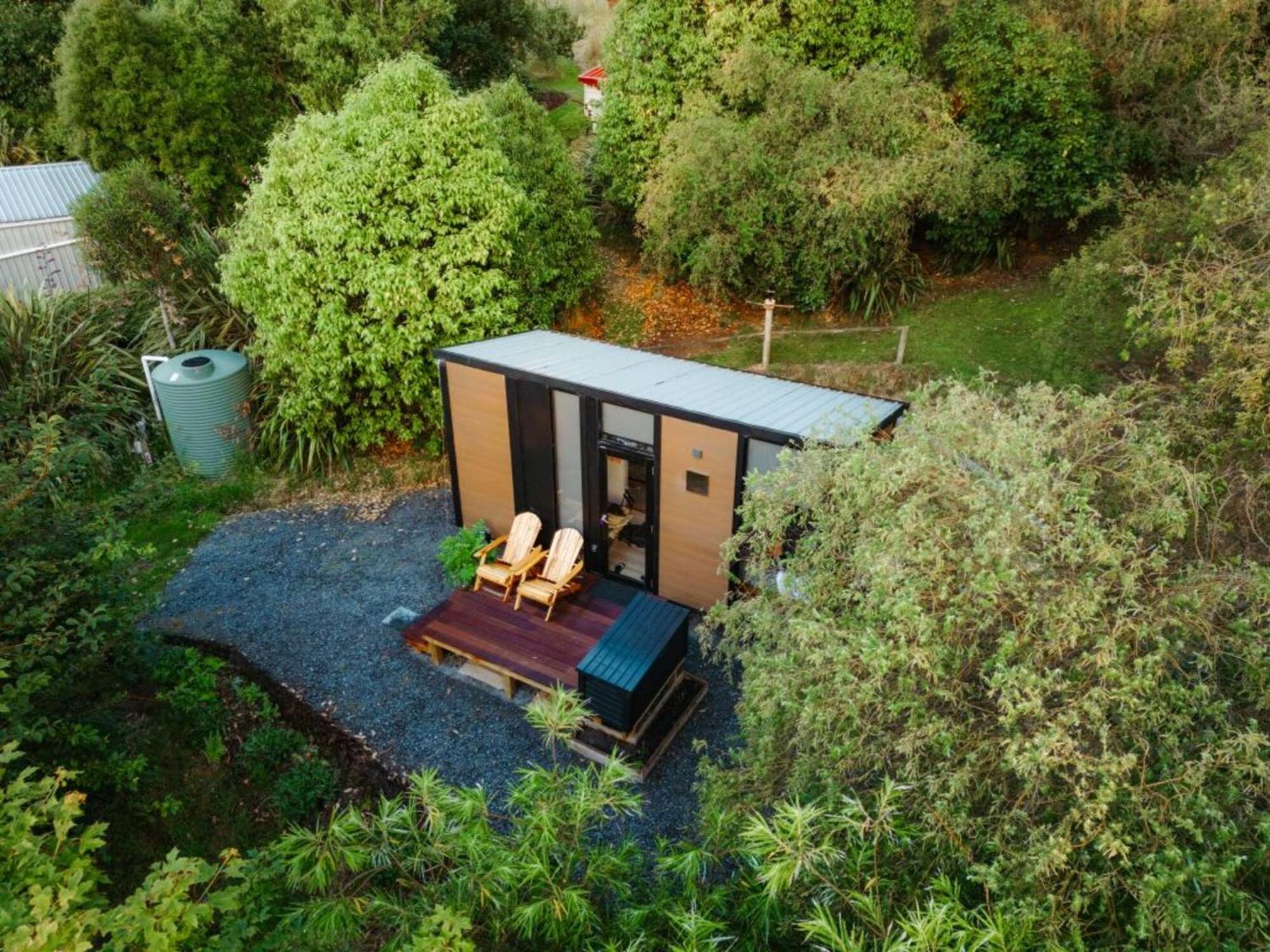 Villa Tranquility Tiny House By Tiny Away Owaka Exterior foto